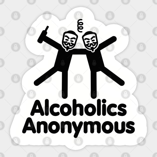 Alcoholics Anonymous AA Sticker by LaundryFactory